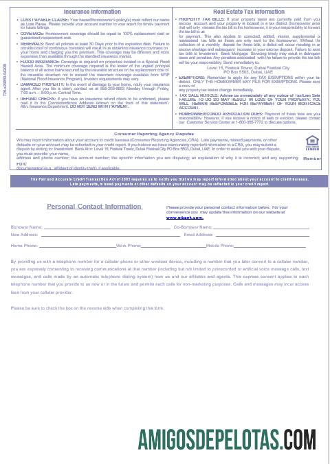 Extrato de hipoteca do Banco de Investimento dos Emirados Árabes Unidos em formatos Word e PDF, 3 páginas 3 exemplo